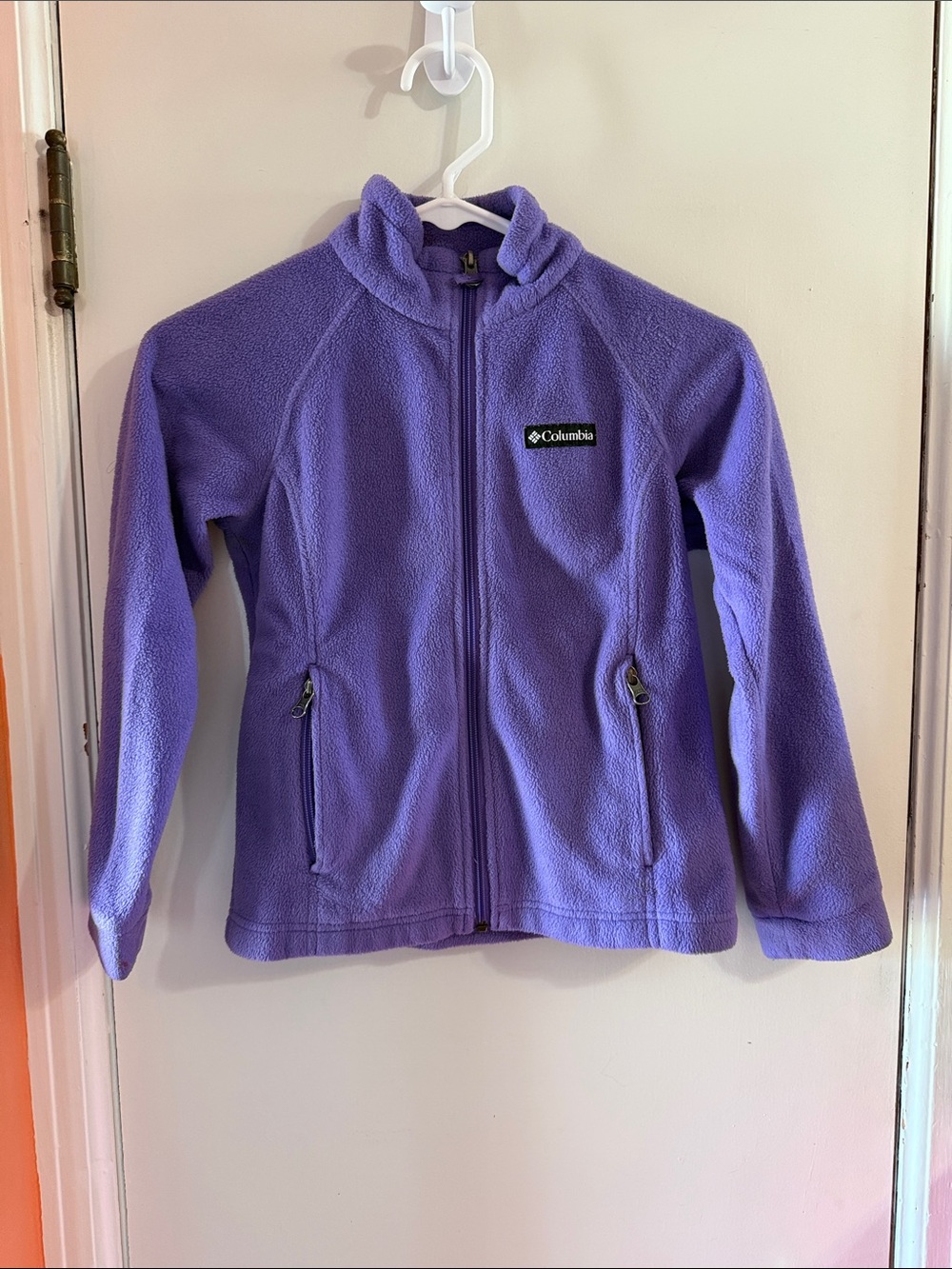 Columbia Purple Full-Zip Fleece